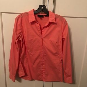 Pink/coral maternity shirt